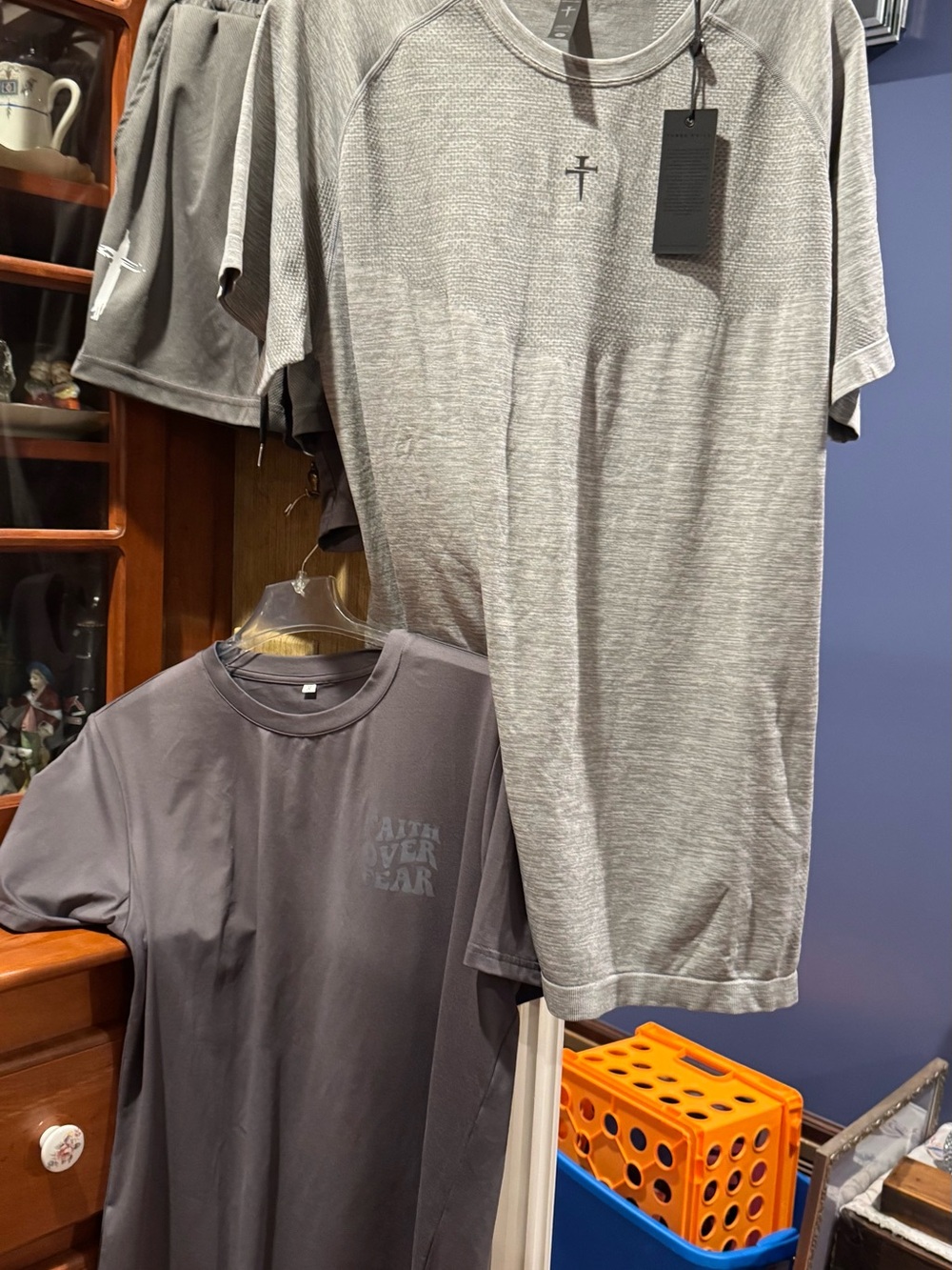 Men's These Nails Shirt, Faith Shorts, & Faith Over Fear Shirt